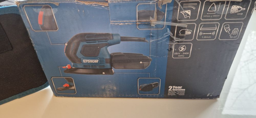 Szlifierka oscylacyjna erbauer 160w