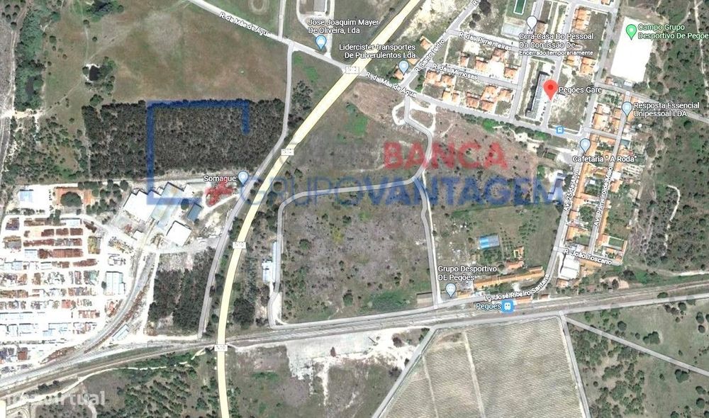 Terreno rustico com 108.500 m2 para loteamento , Pegões, Montijo