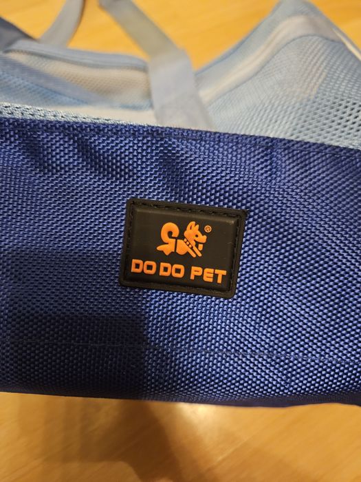 Сумка-переноска для котів і собак, блакитна