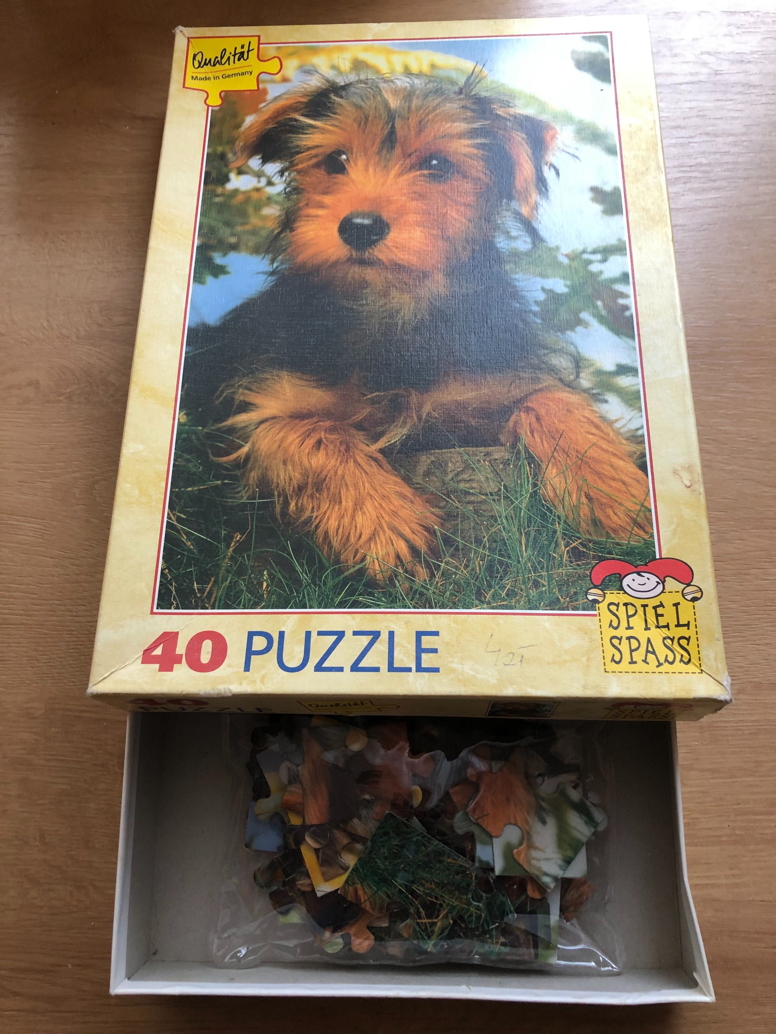 Puzzle dla dzieci Piesek 40 elementów Spiel Spass