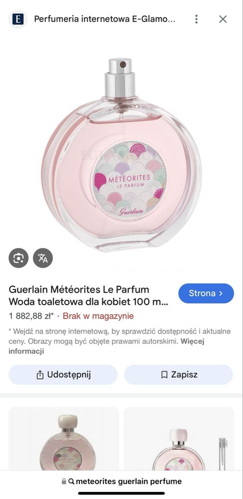 Unikat Guerlain Meteorites Le Parfum 100 ml