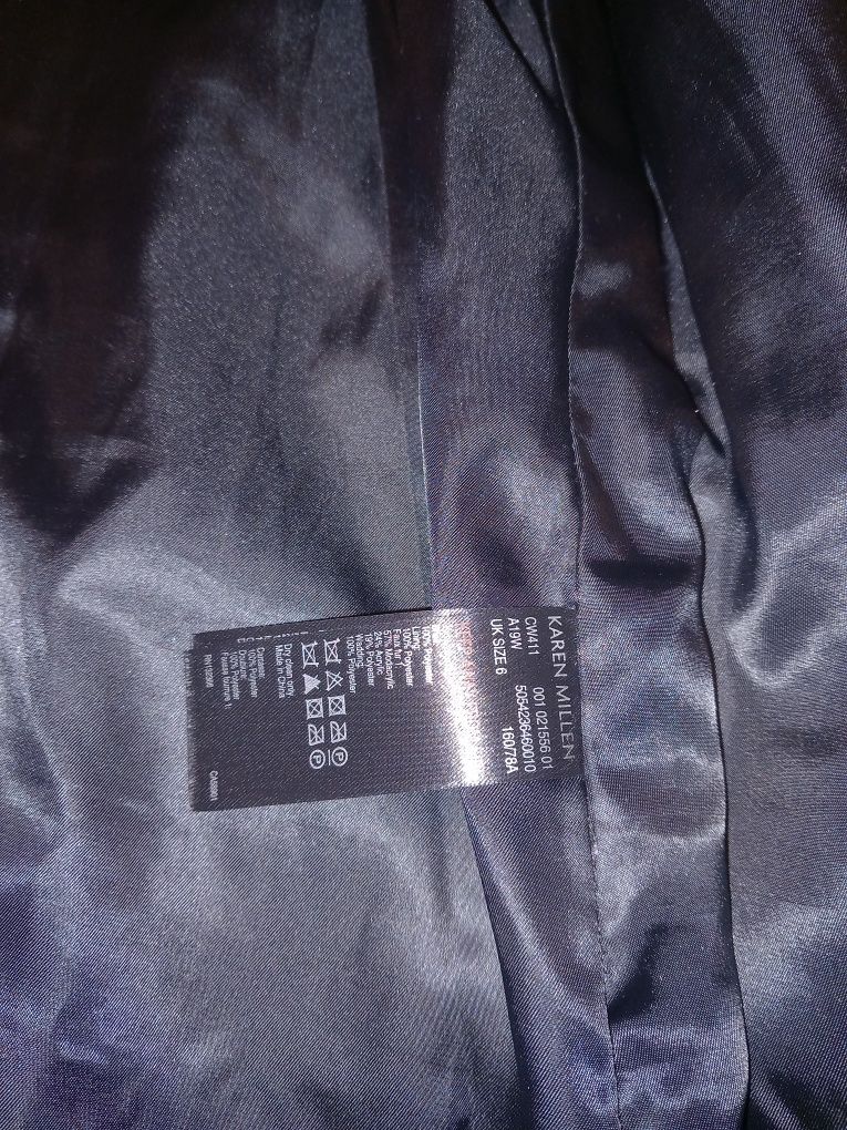 Karen Millen cudowny płaszczyk damski xs/s