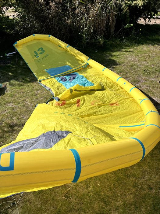 latawiec 13 dice super stan kitesurfing Duotone.