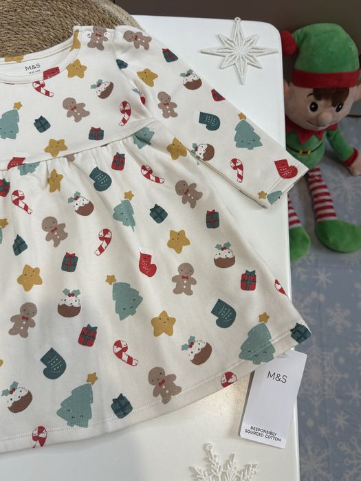 Новорічна сукня на флісі