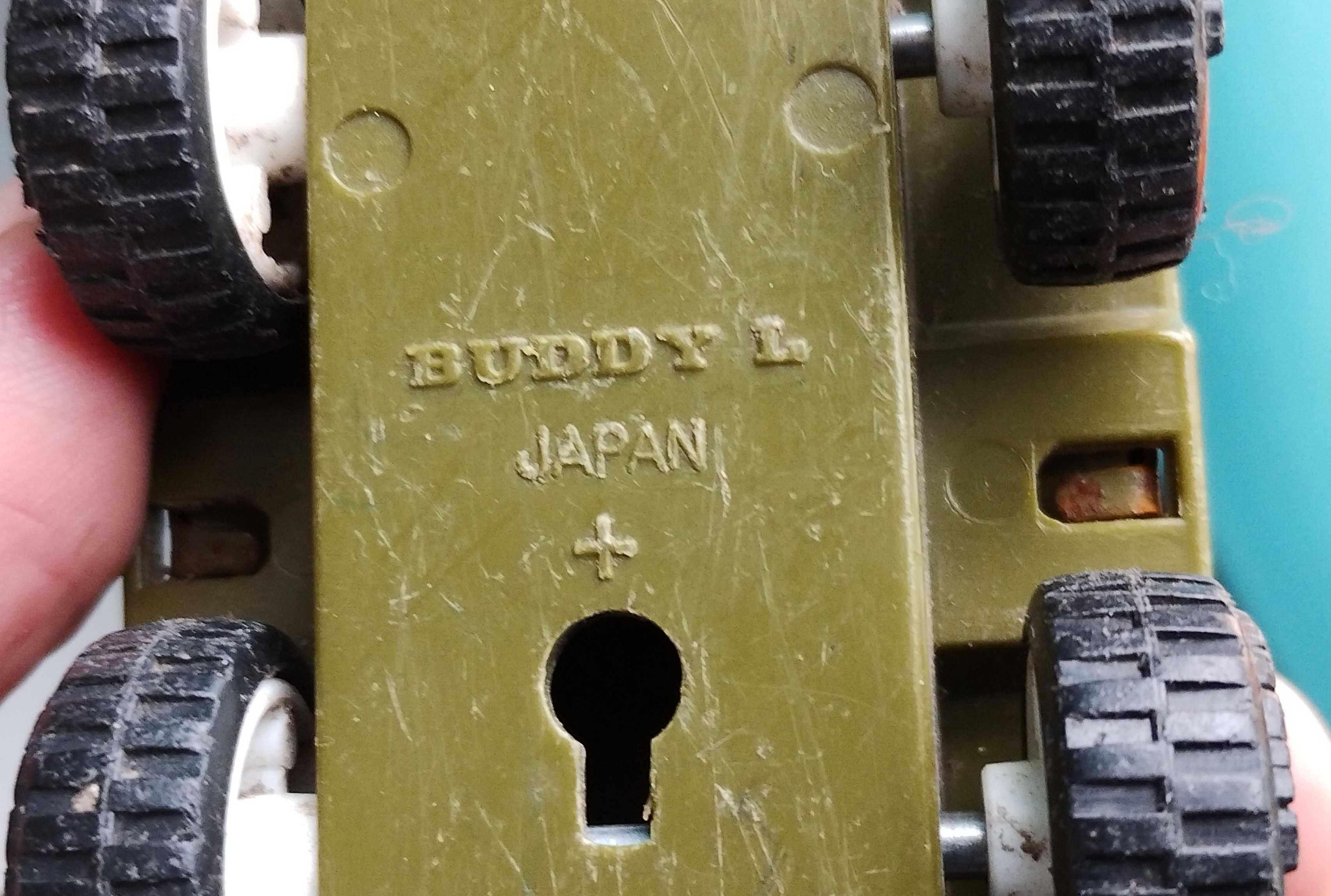 made in Japan metalowy czołg transporter wóz pancerny Buddy retro prl