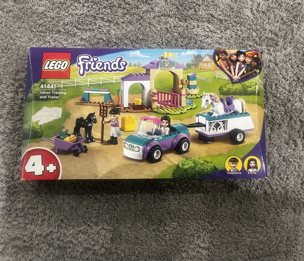 Lego friends 41441 szkółka jeździecka j przyczepa