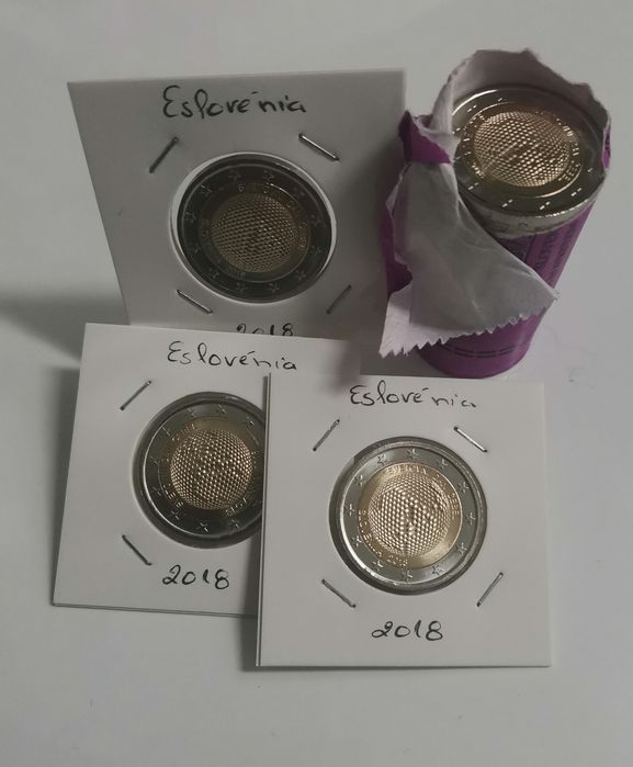 Moeda UNC comemorativa de 2€ - Eslovénia 2018