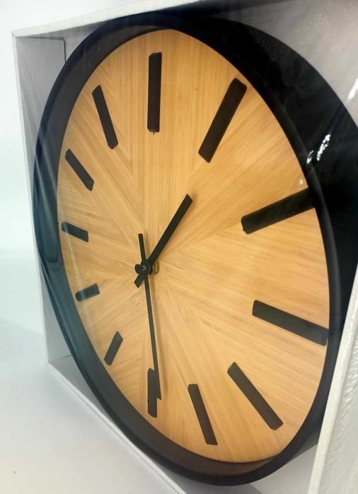 Nowoczesny cichy zegar ścienny 30,5 cm loft zegar na ścianę do salonu