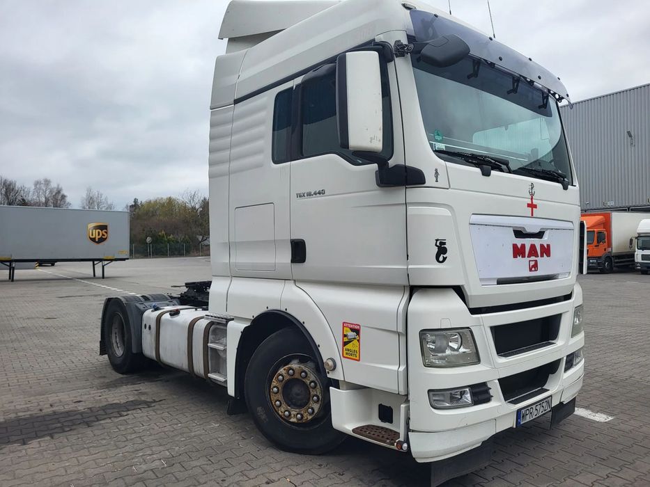 MAN TGX  MAN TGX Euro 5/ Standard/ Automat/ Retarder zamiana na naczepę firankę