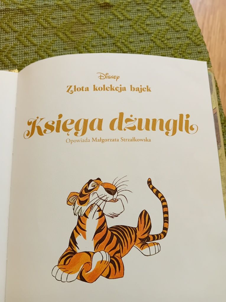Książka, bajka dla dzieci. Księga dżungli.