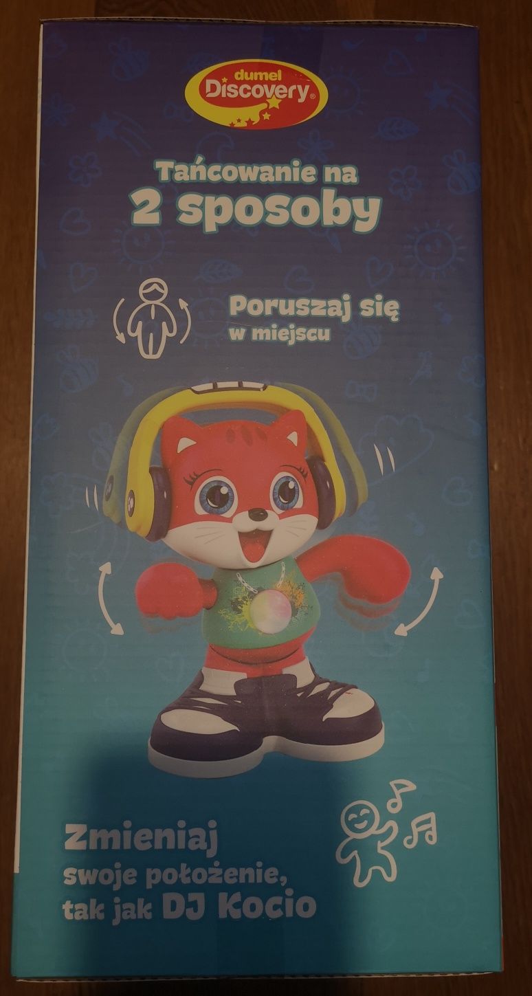 Dj Kocio zabawka interaktywna DUMEL mówi po polsku 18m+ światło dźwięk