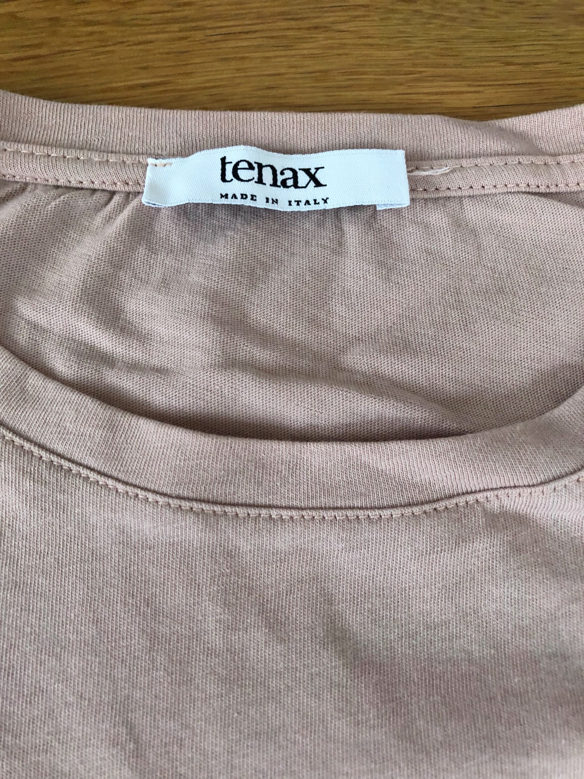 TENAX włoski t-shirt damski różowy cekiny rozm S/M