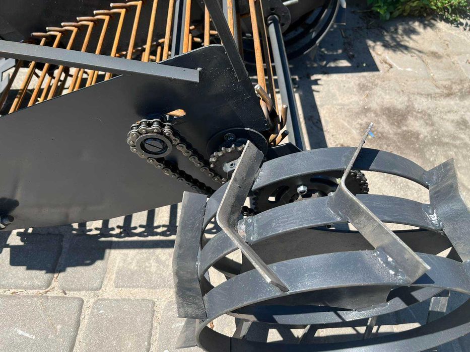 Картоплекопач копалка транспортерний для мотоблока. Покращений.