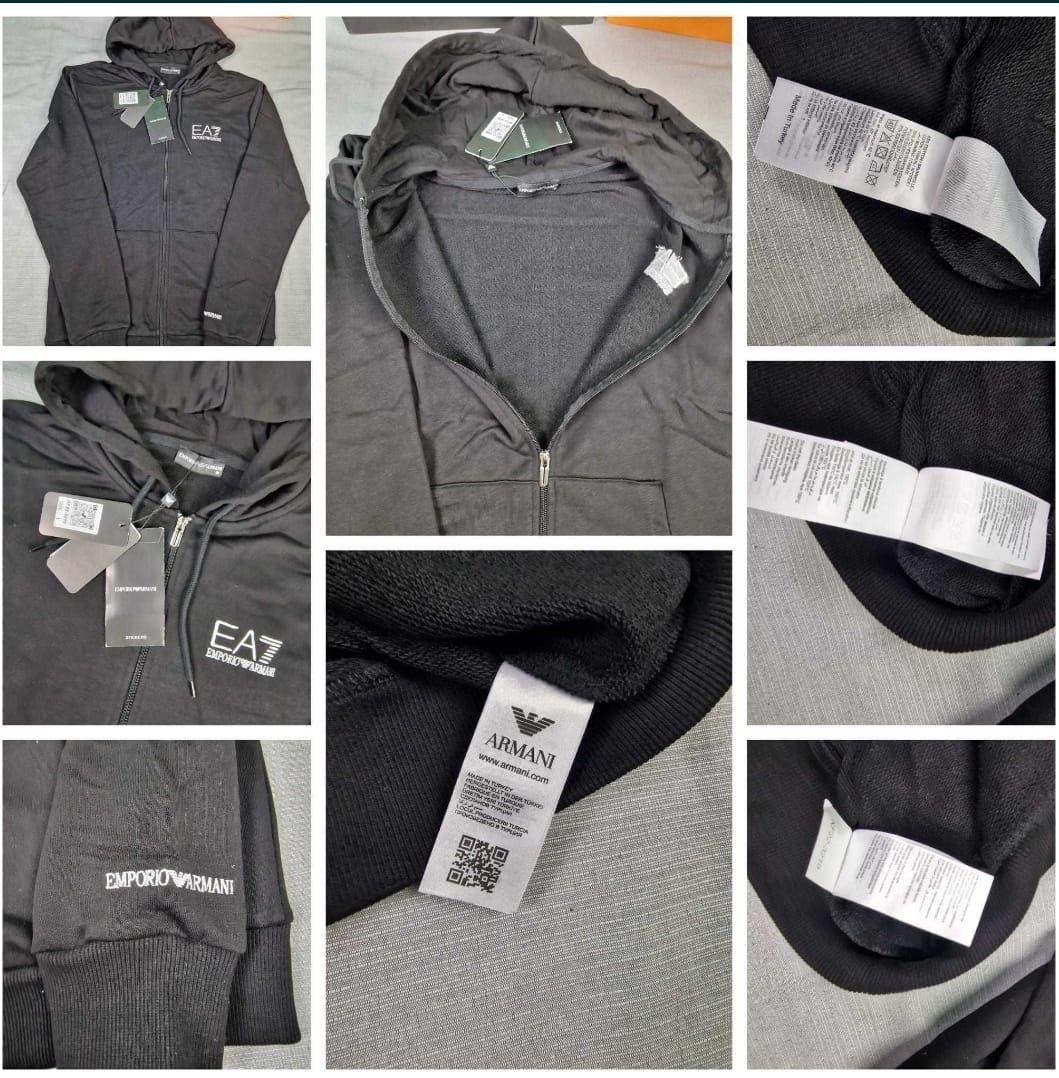 bluza meska z kapturem boss armani ea7 kolory