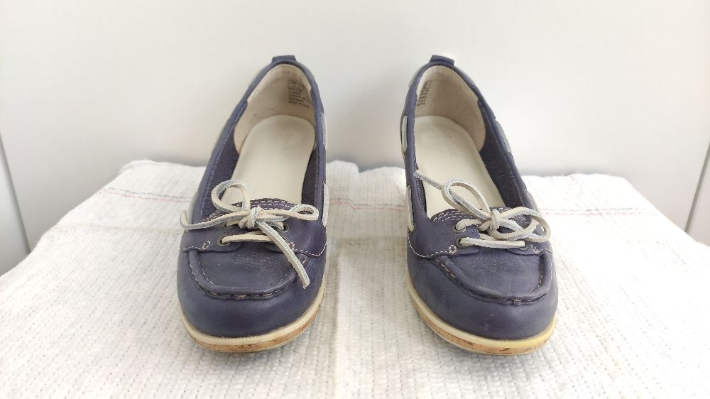 Продам женские кожаные демисезонные туфли Timberland, 37 р,