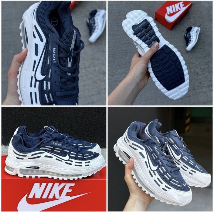 р36-45 Кросівки Nike Air Max TL 2.5 White Silver Black