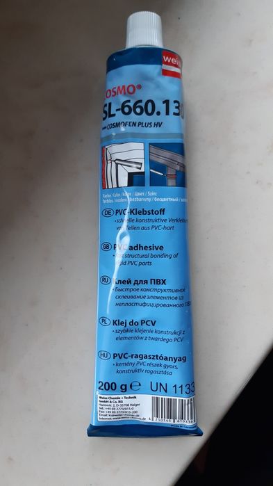 Klej cosmofen plus do PCV plastik
