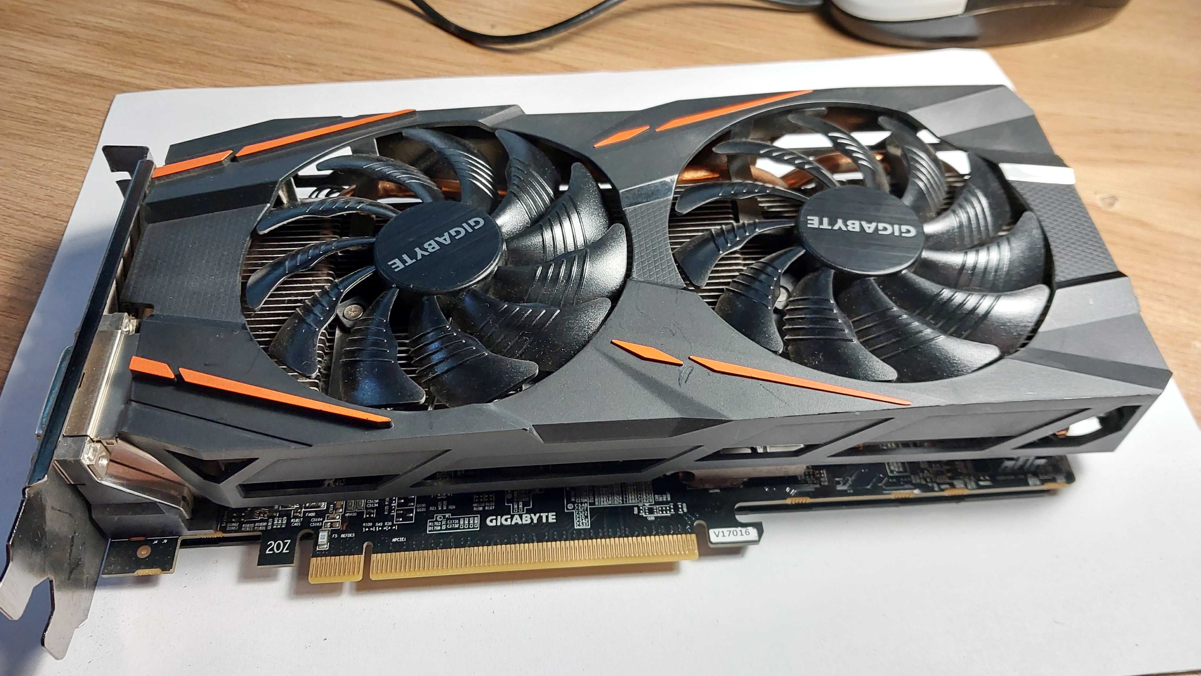 відеокарта RX 570 4 gb Gigabyte Gaming повністю робоча