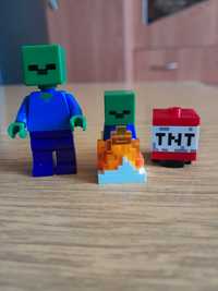 Figurki z klocków Lego Minecraft