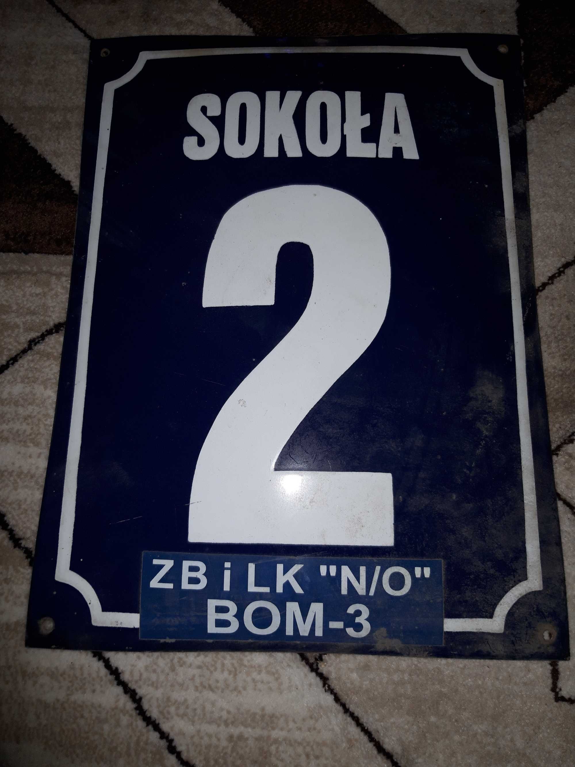 szyl z nazwą ulicy