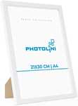 Ramka na zdjęcia 21 x 30 cm DIN A4 biała Photolini