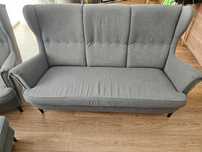 Sofa 3 osobowa IKEA STRANDMON, ciemnoszara