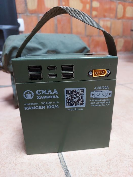 Power Bank повербанк RANGER 100/4 100000mAh
