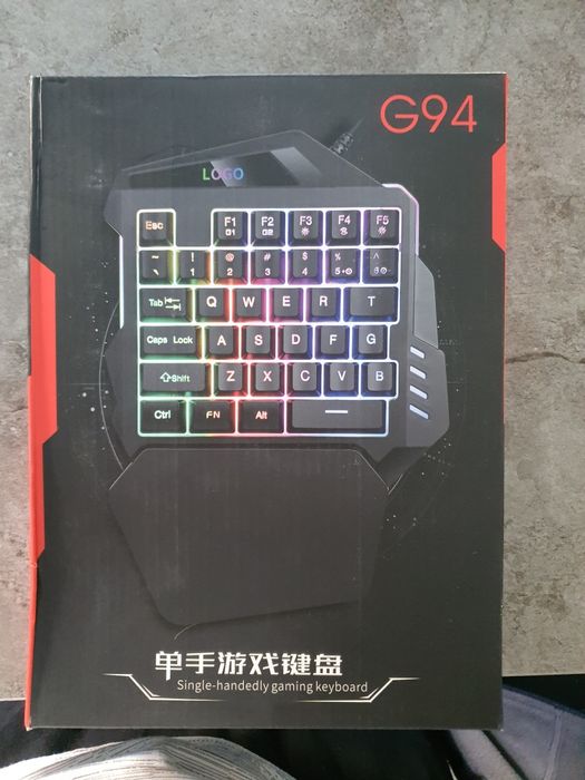 Teclado gaming uma mao