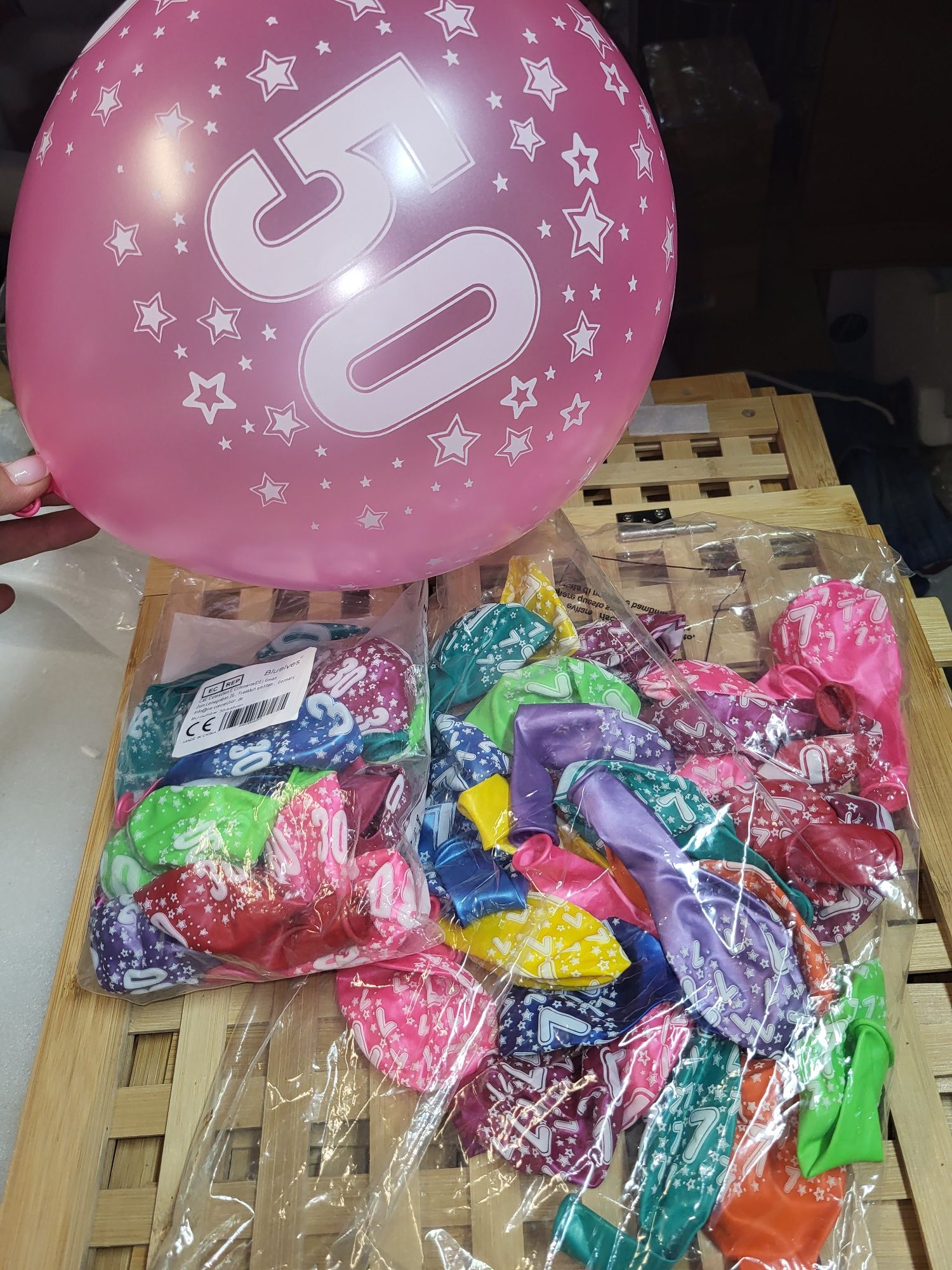 Kolorowe Balony na  3 i 30 urodziny