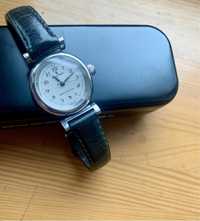 Szwajcarski zegarek Zepter elegancki sztafirowane szkło masa perłowa