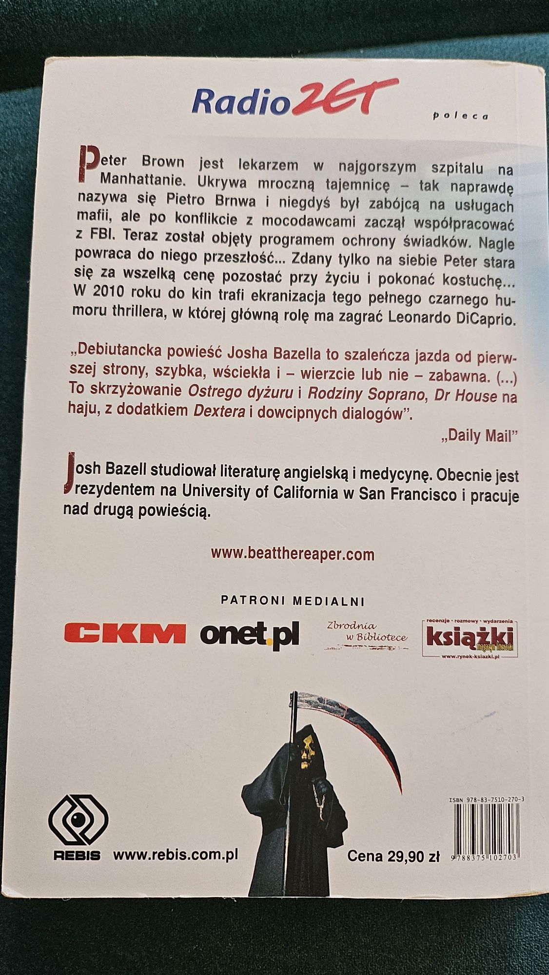 Pokonać kostuchę Josh Bazell