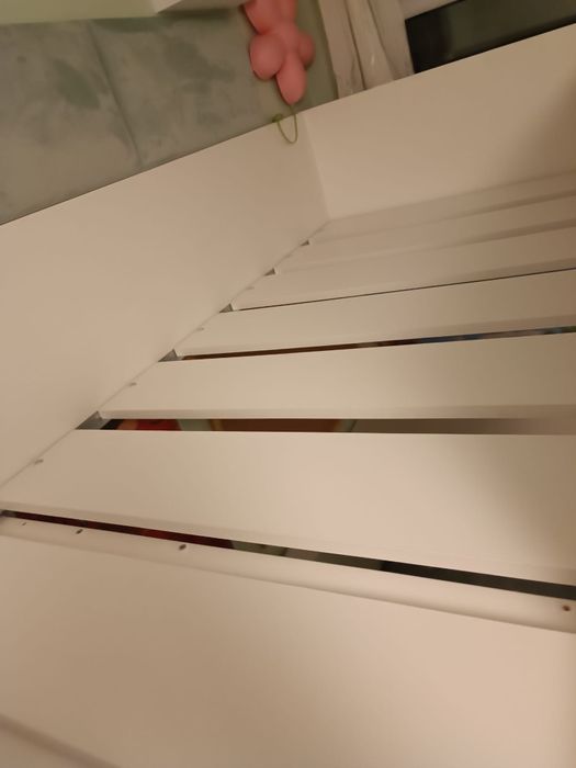 Łóżko piętrowe z biurkiem oraz szafą IKEA