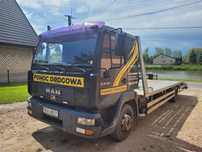 MAN 12.180  Pojazd specjalny pomoc drogowa autolaweta Przebieg 275tyś