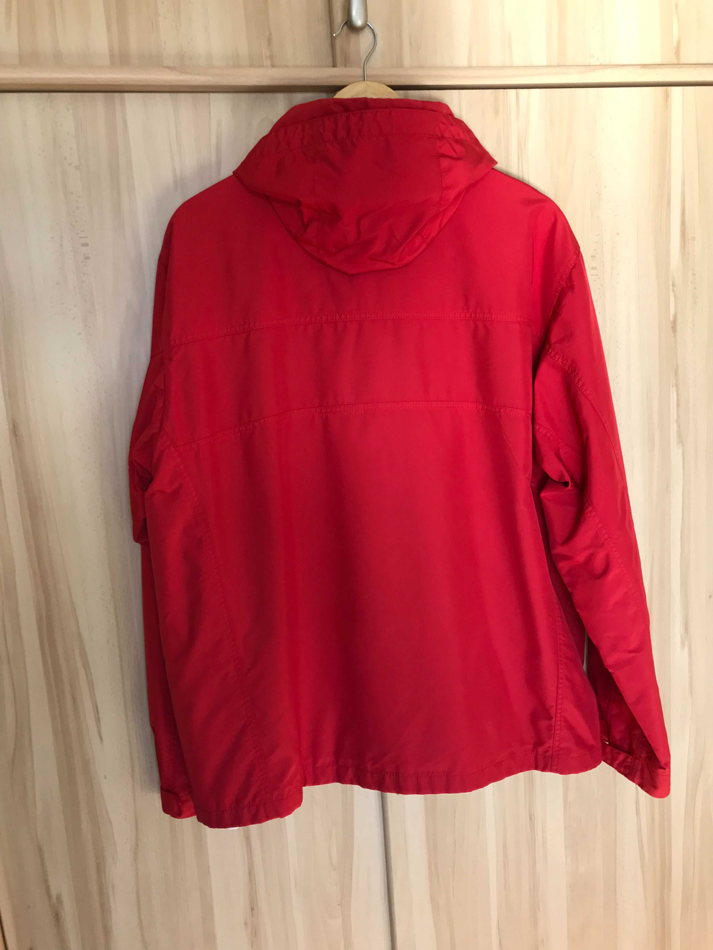 Męska czerwona kurtka techniczna Loro Piana Storm System r. XL
