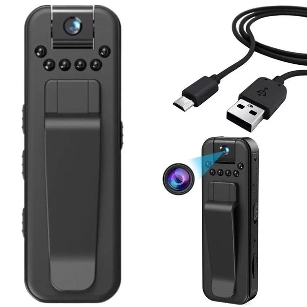 Бодикамера, мини камера, маленькая камера wi-fi с ночное видинее