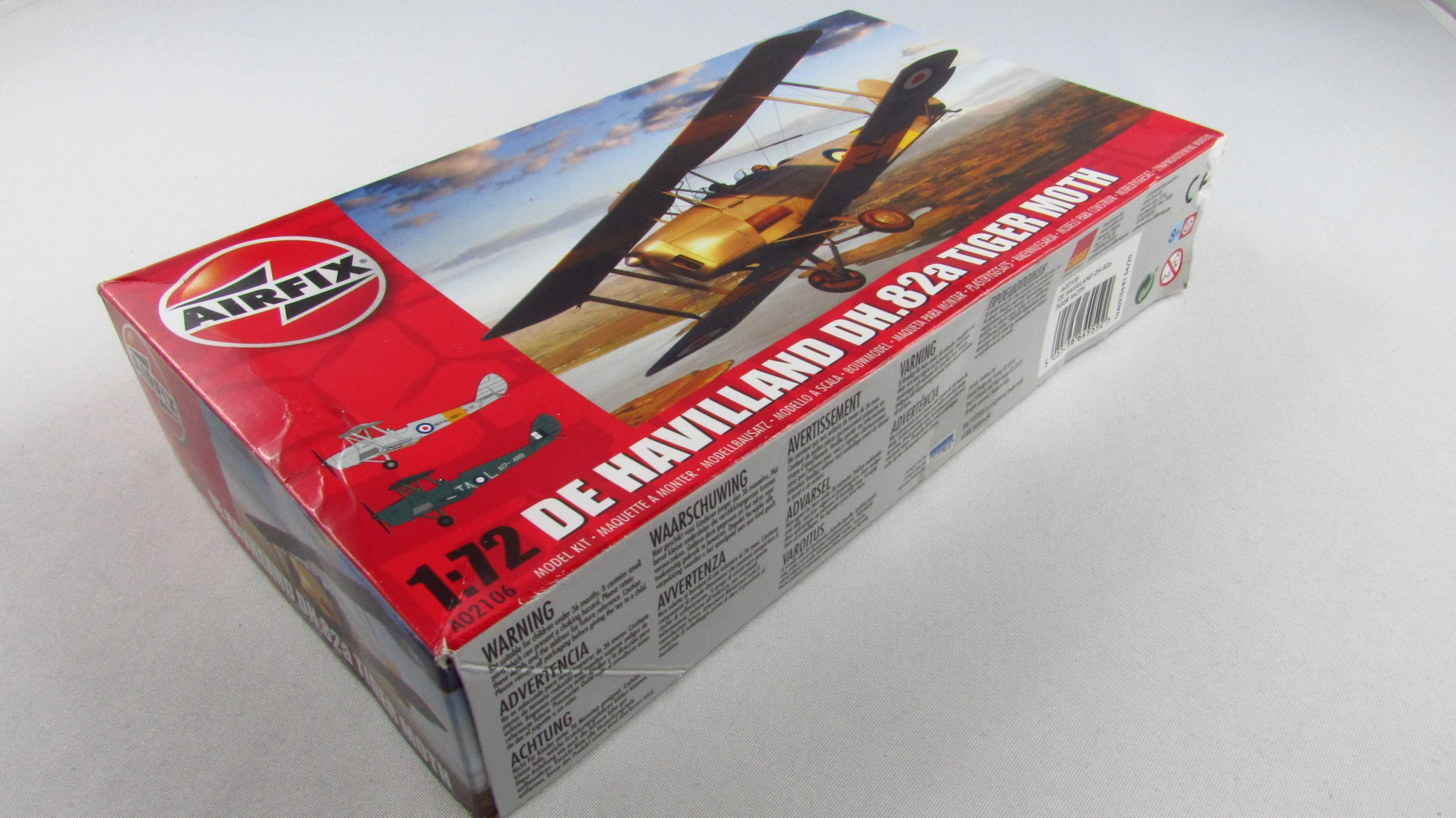 AIRFIX - De Havilland DH.82A Tiger Moth Model Samolot Myśliwiec - 1:72