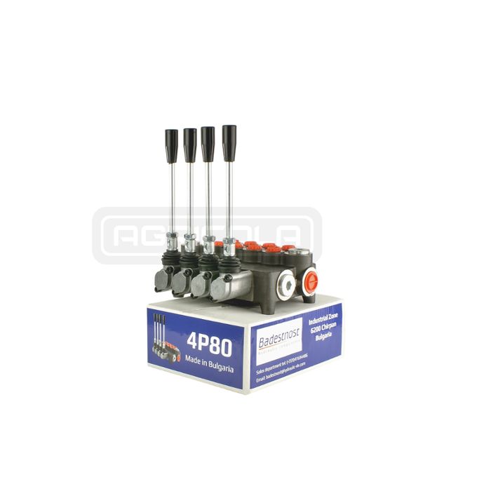 Rozdzielacz hydrauliczny 4 sekcyjny 80l badestnost