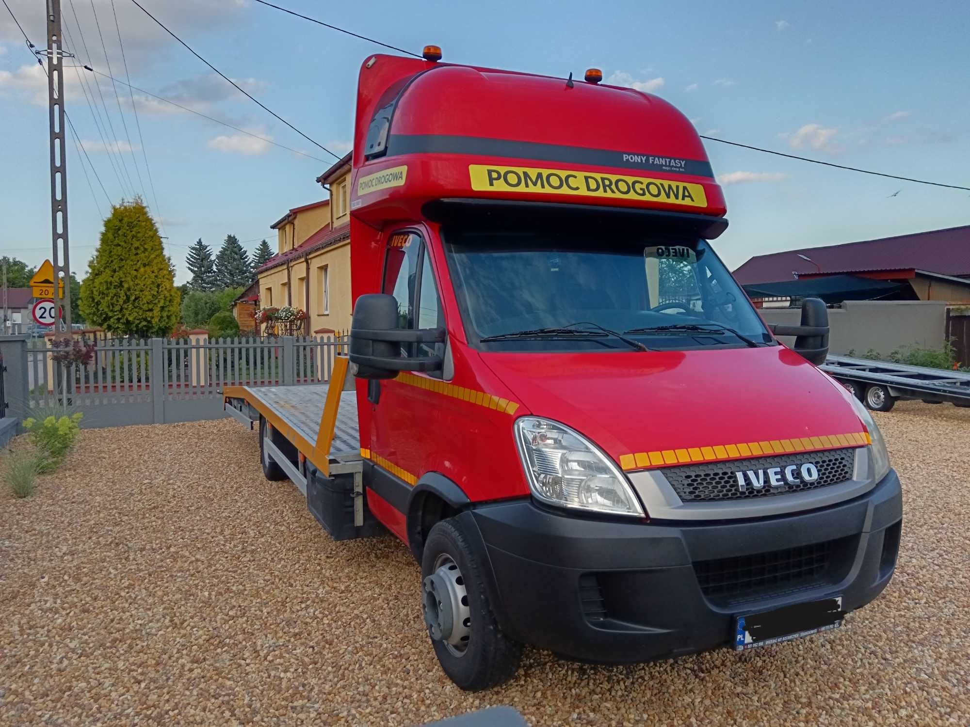 Iveco Daily 65c18 6.6m Autolaweta pomoc drogowa holownik 6.5t hak 3.5t