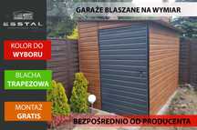 Garaż Blaszany , Witaka Ogrodowa , Schowek Ogrodowy , Magazyn - ESSTAL