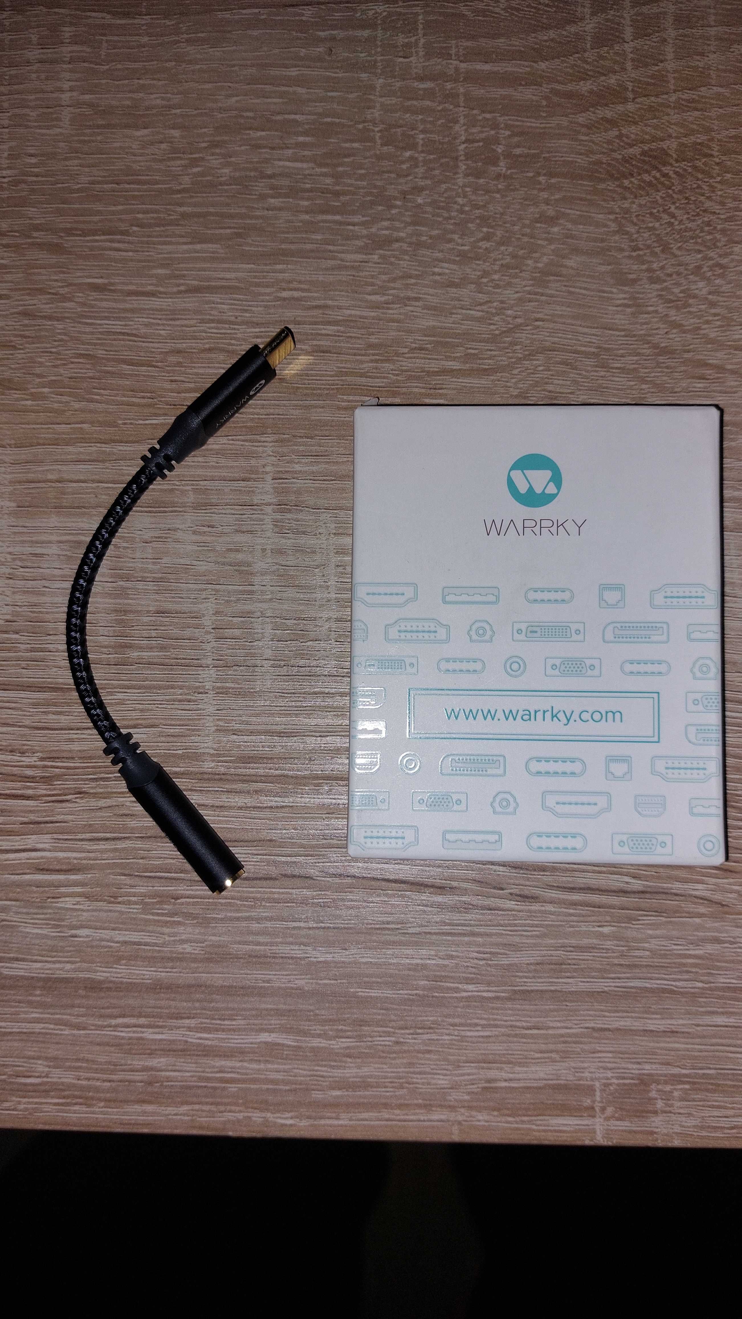 Przejściówka USB-C na 3.5mm Jack Warrky