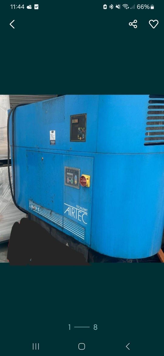 ATLAS COPCO Sprezarka śrubowa kompresor 7,5 kW