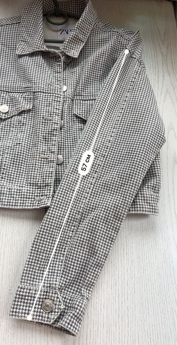Джинсовка /піджак/ укорочена Zara ,розмір S /26