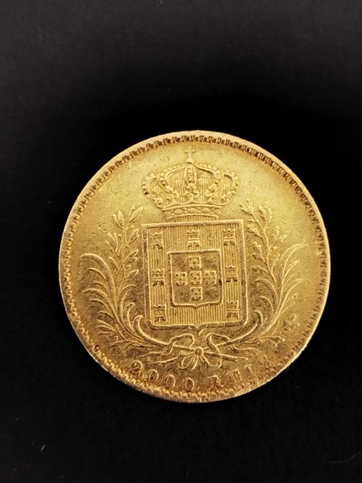 1865 - D. Luís I - 2000 Reis - Ouro