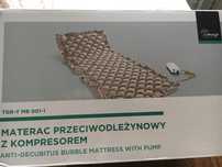 Materac przeciwodleżynowy z kompresorem