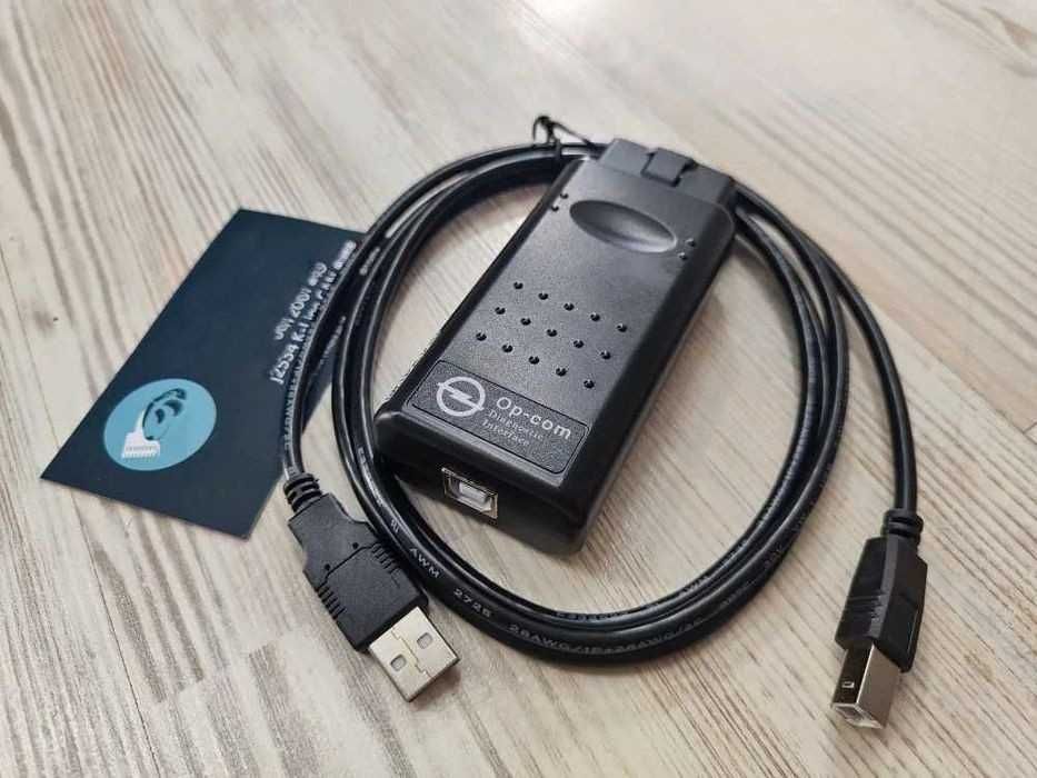 Диагностический авто сканер OPEL OP COM v1.99 obd2 для опеля с прогой