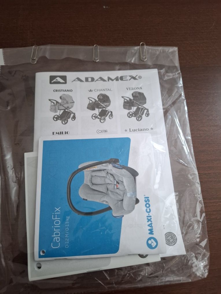 Wózek Adamex Vicco - zestaw 3w1