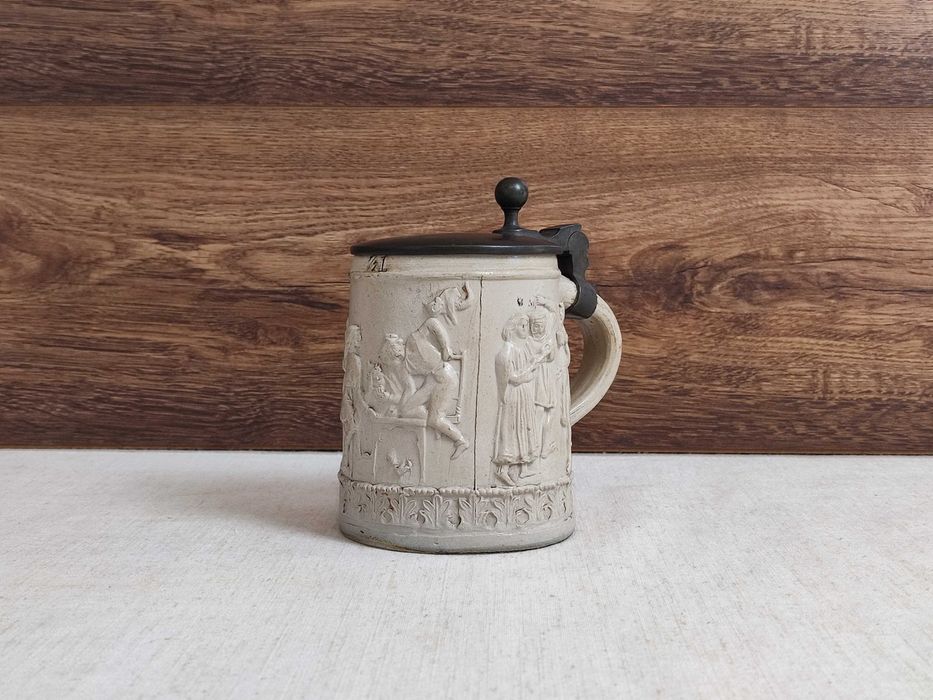 Stary kufel J.G. Winkler Kulmbach  1/2L - XIX w.