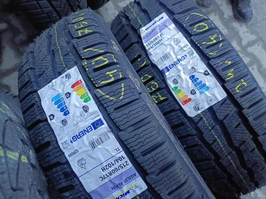 Nowe opony zimowe 215/60/17c Michelin 2024r 2 sztuki