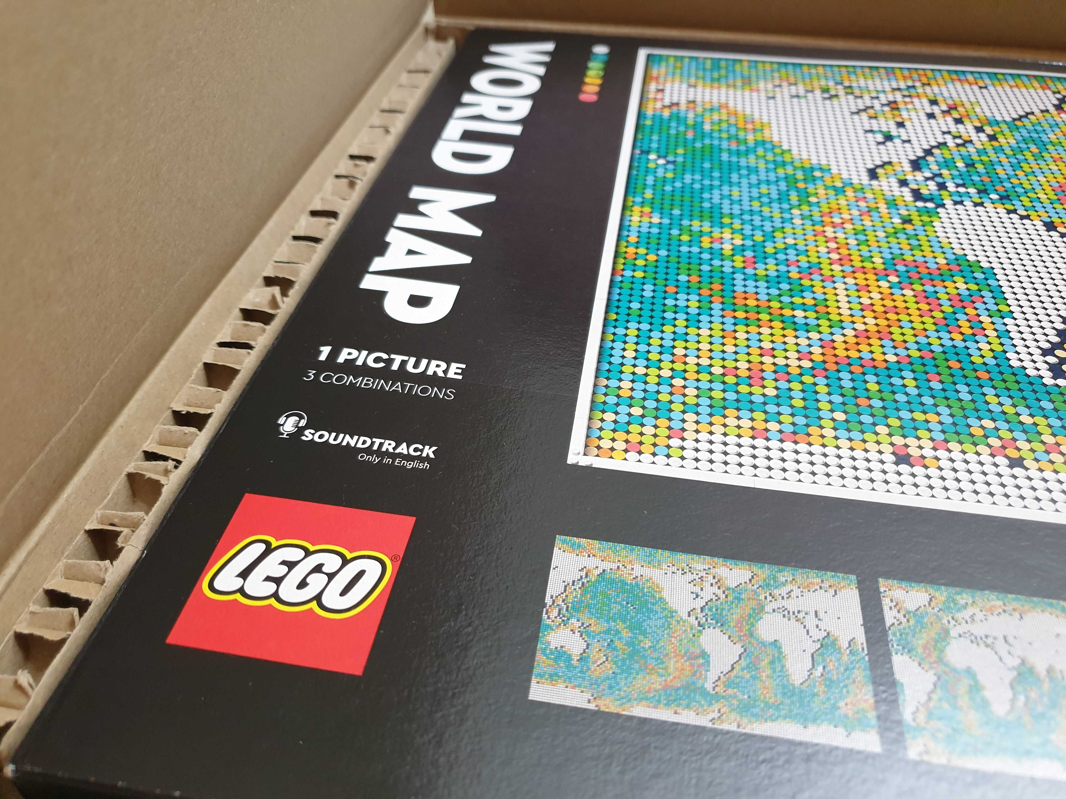 LEGO Art World Map 31203 Карта світу лего блоковий Конструктор новий