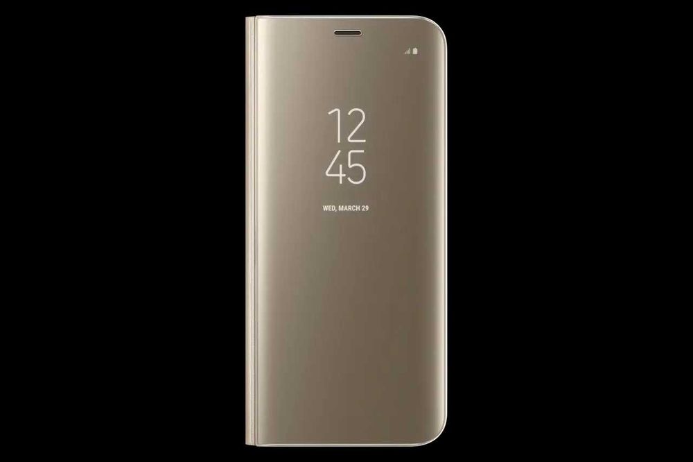 Чохол CLEAR VIEW STANDING COVER для Samsung Galaxy S20 Gold